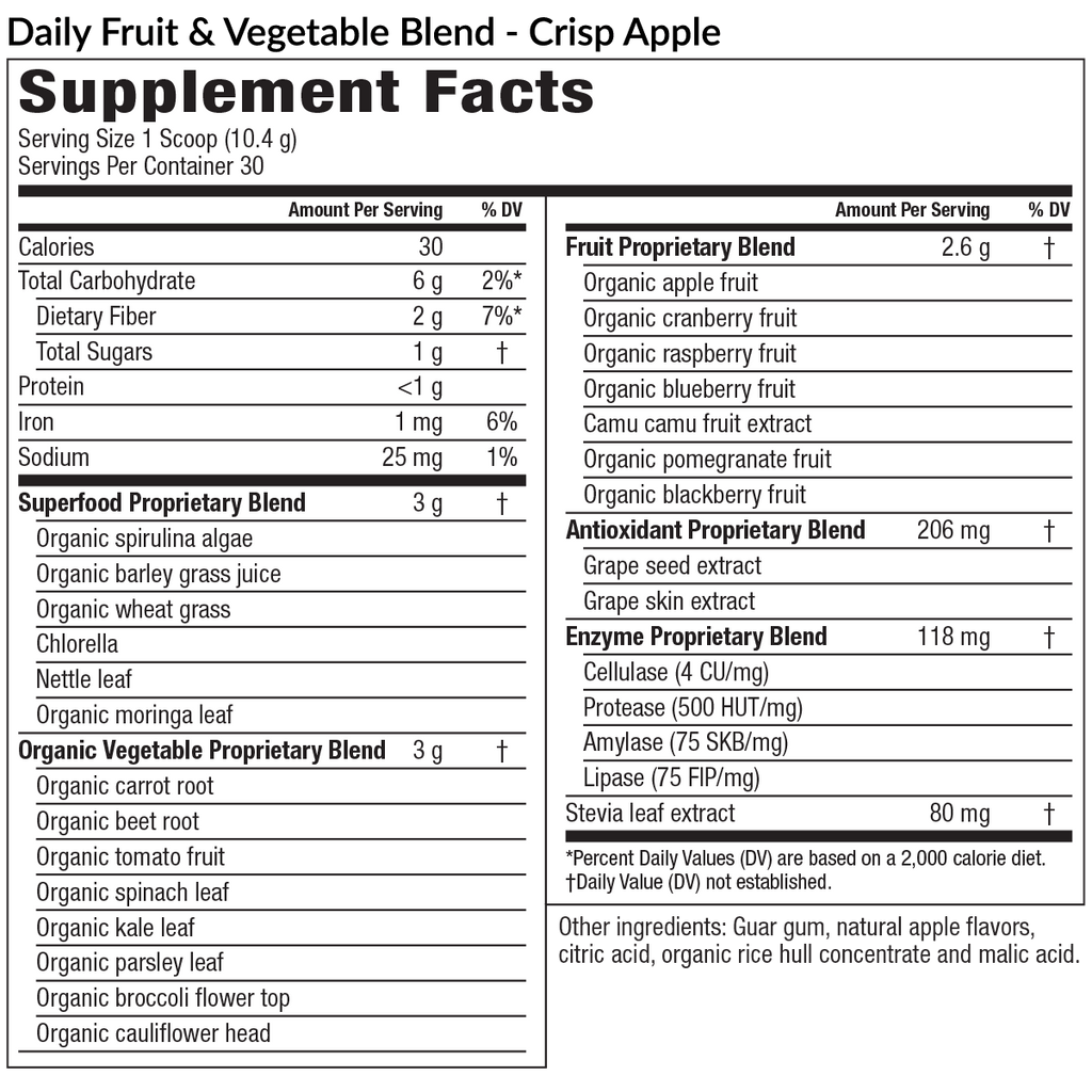 Daily Fruit and Vegetable Blend